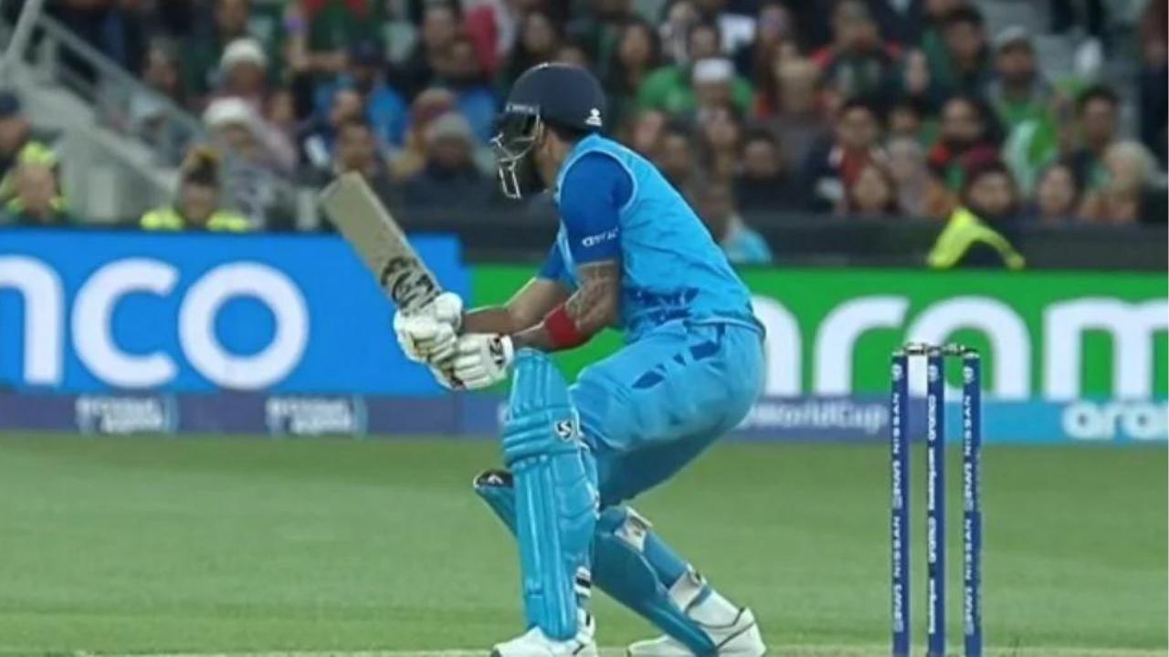 KL Rahul Six Over The Point