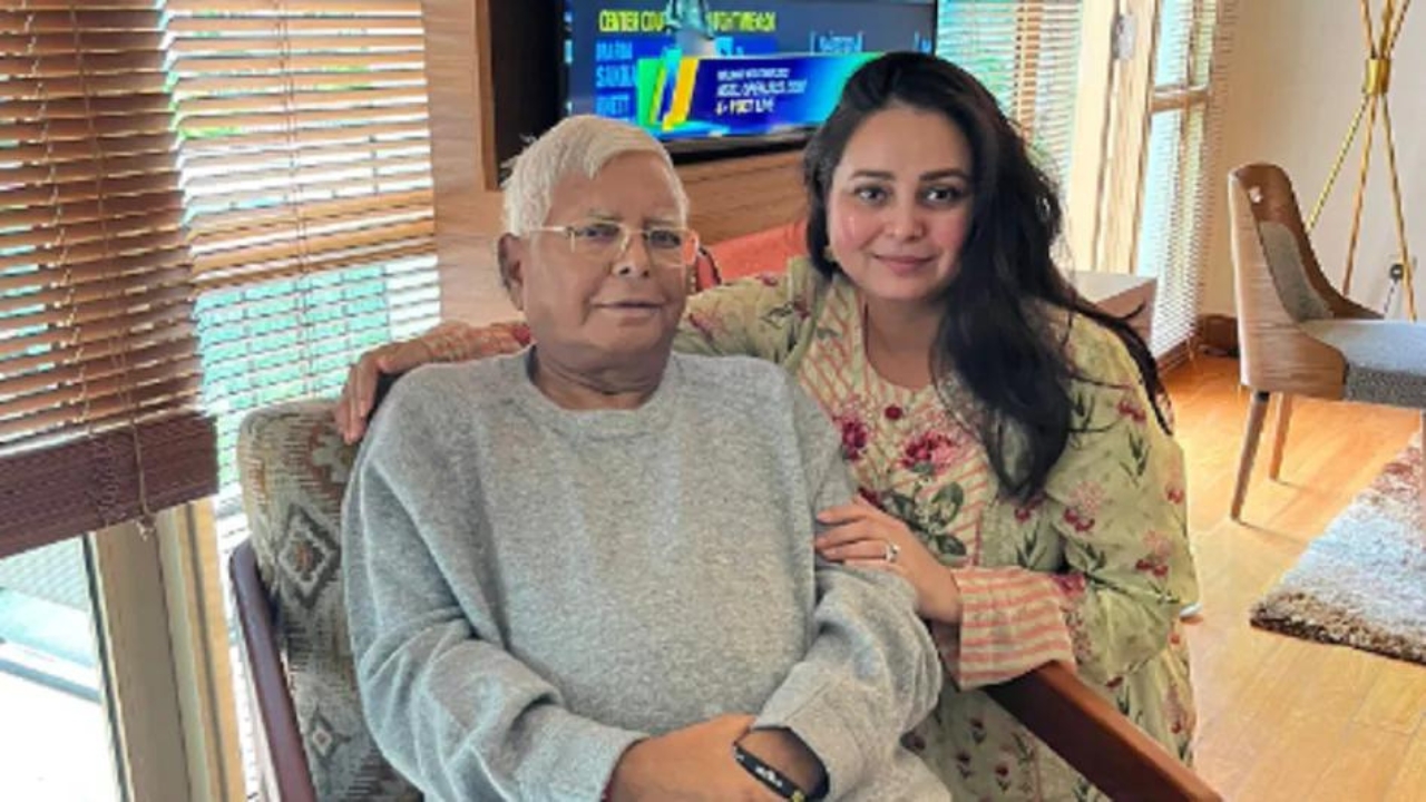 Lalu Yadav With Rohini