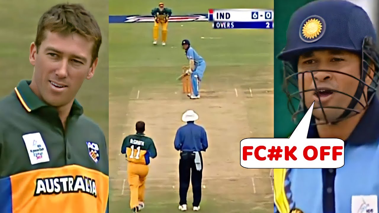 When McGrath messed with SACHIN