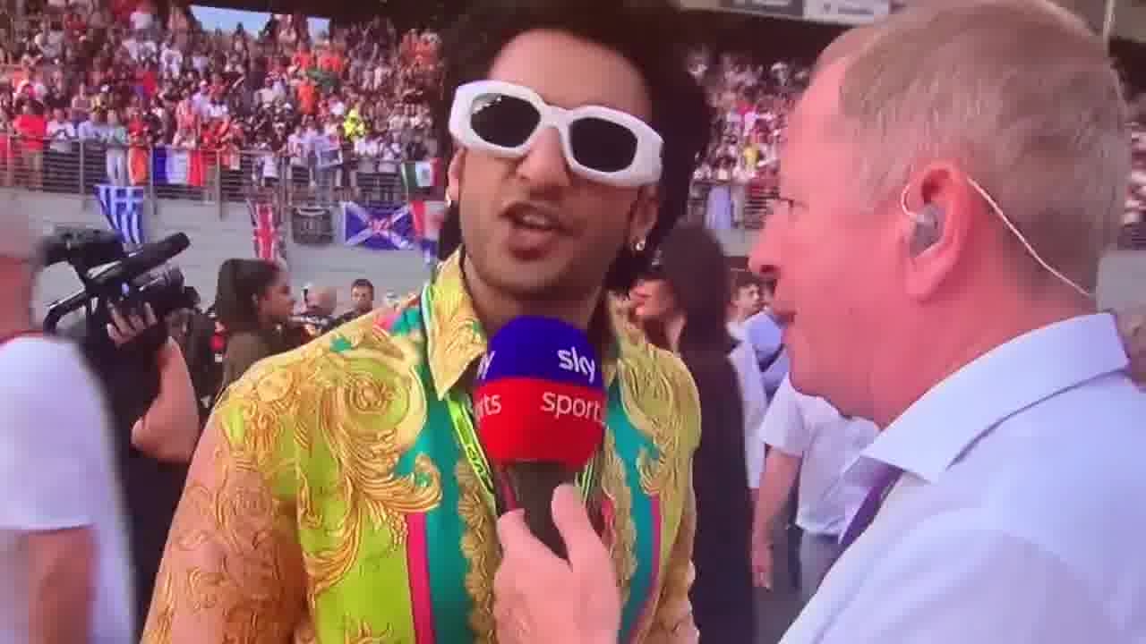 Ranveer Singh F1 Reporter Video
