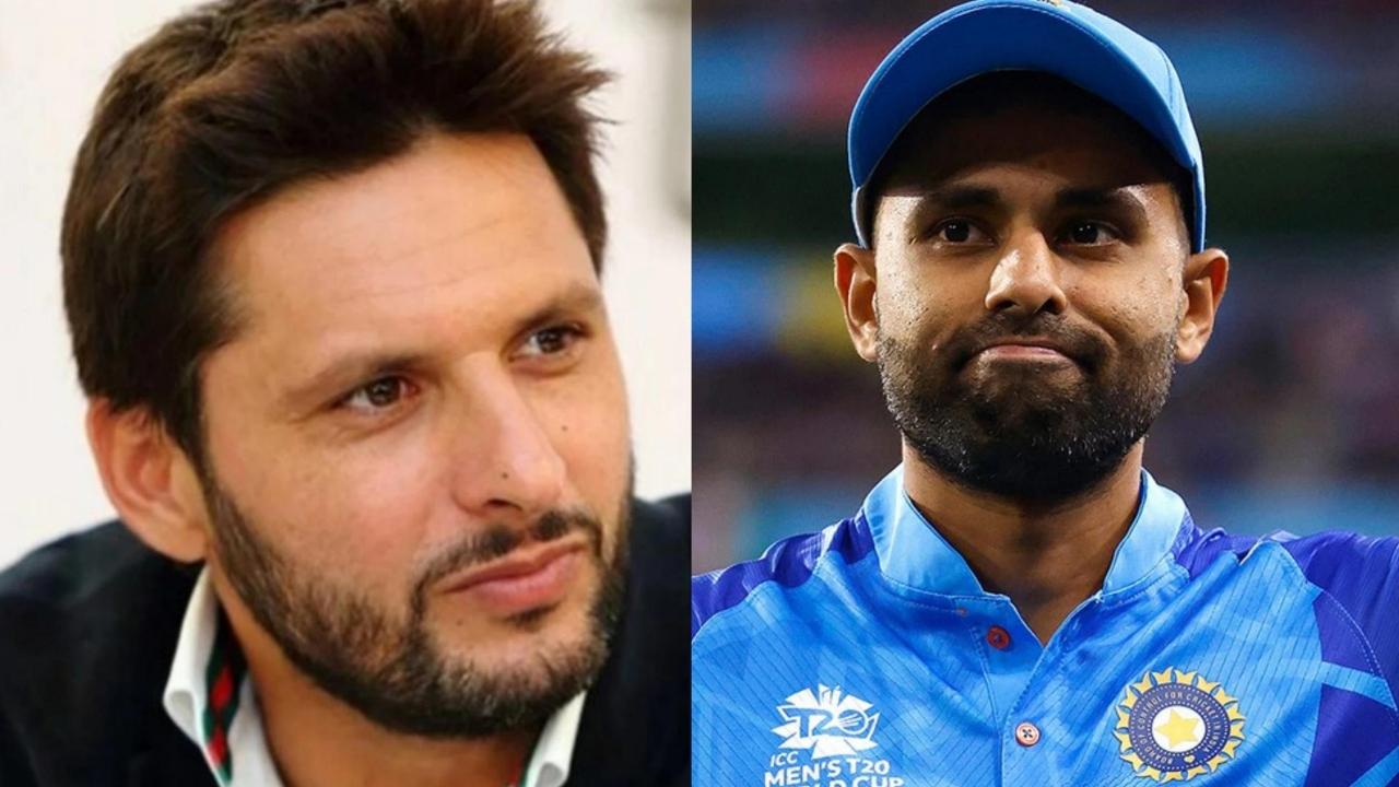 Shahid Afridi And Suryakumar Yadav