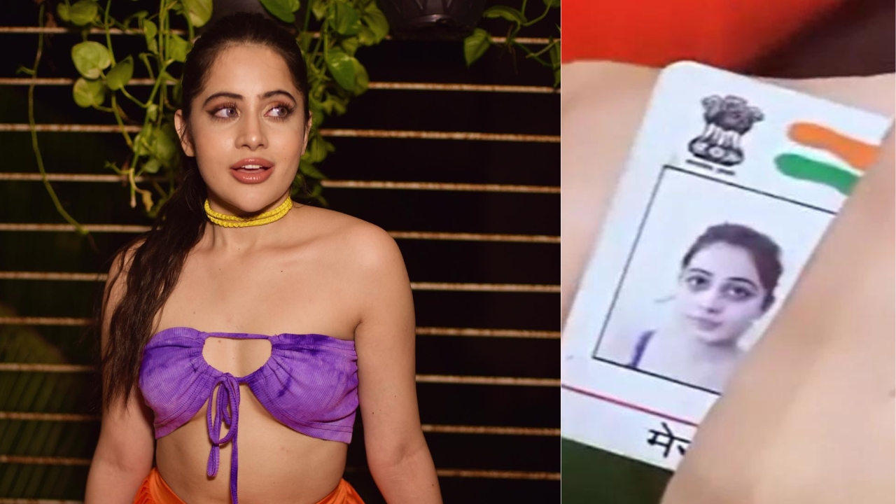 Urfi Javed Photo On Aadhaar Card