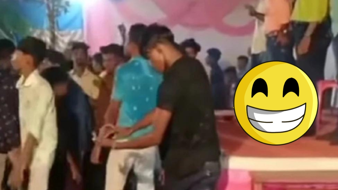 Boy Dancing After Taking Gutkha