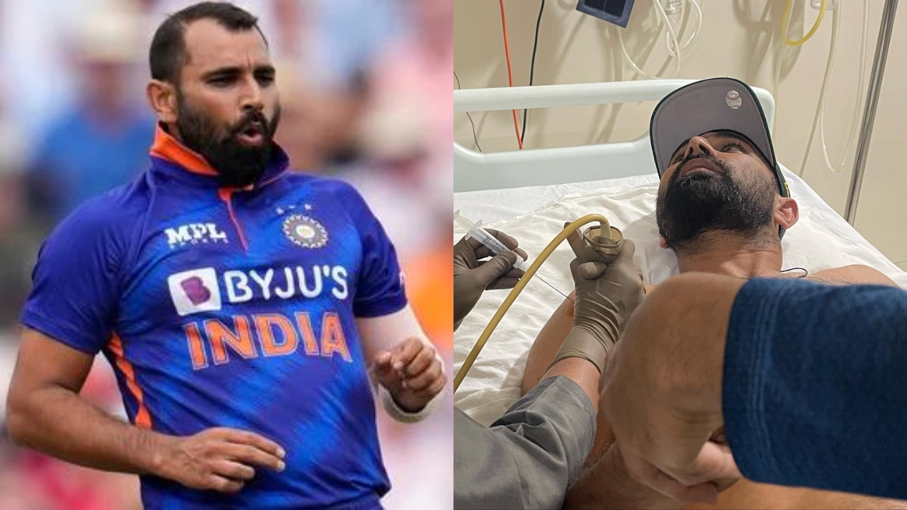 Mohammed Shami Photo From Hospital