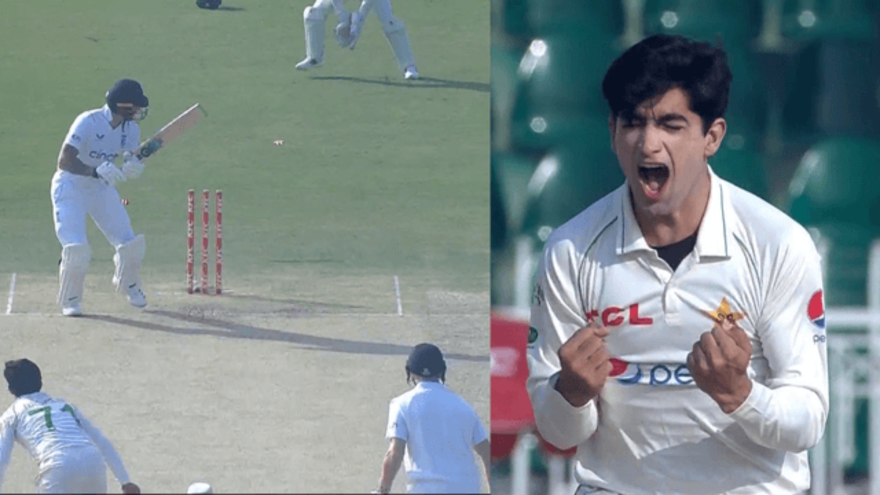 Naseem Shah Duck To Ben Stokes
