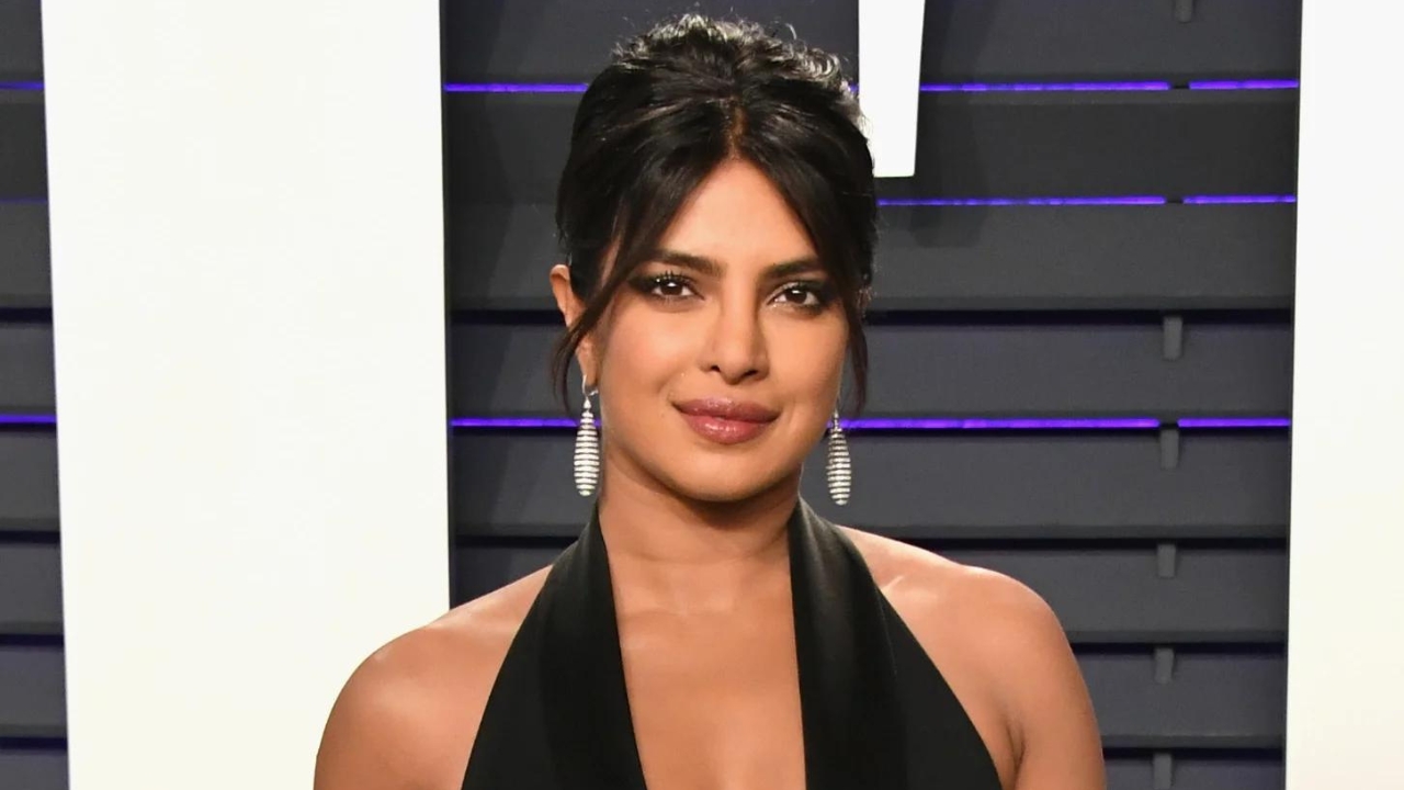 Priyanka Chopra In Black Dress
