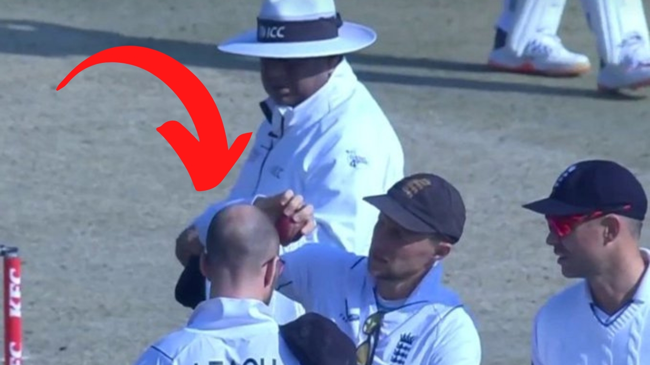 Joe Root Shines The Ball On The Head