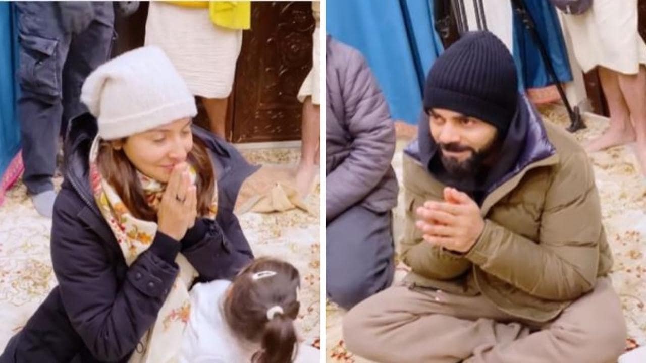 Anushka Sharma Virat Kohli In Vrindavan