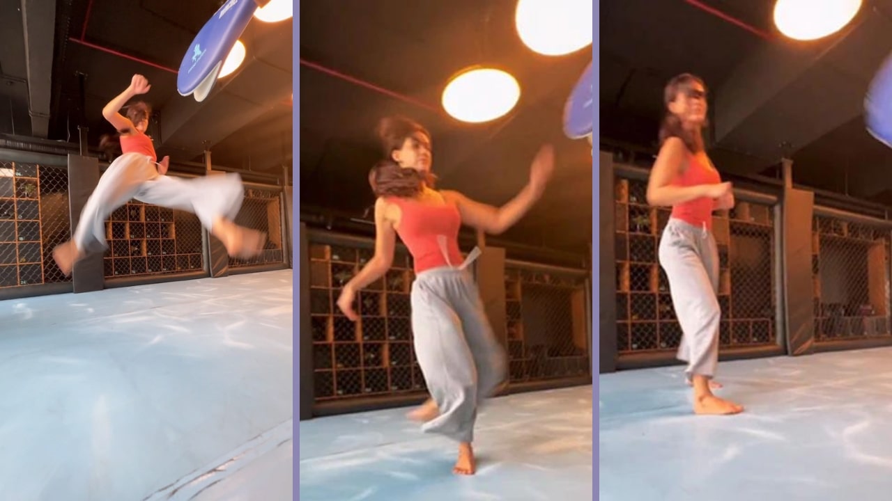 Disha Patani Kickboxing
