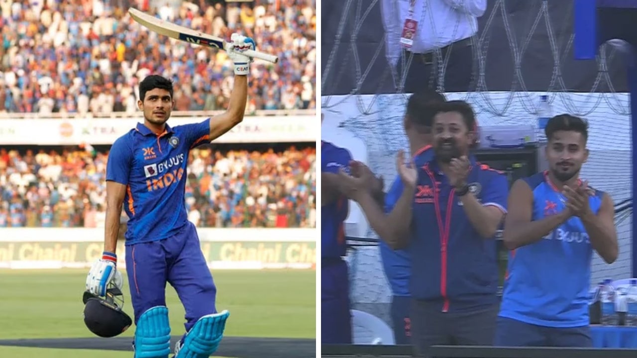 Umran Malik Dancing Gill Century