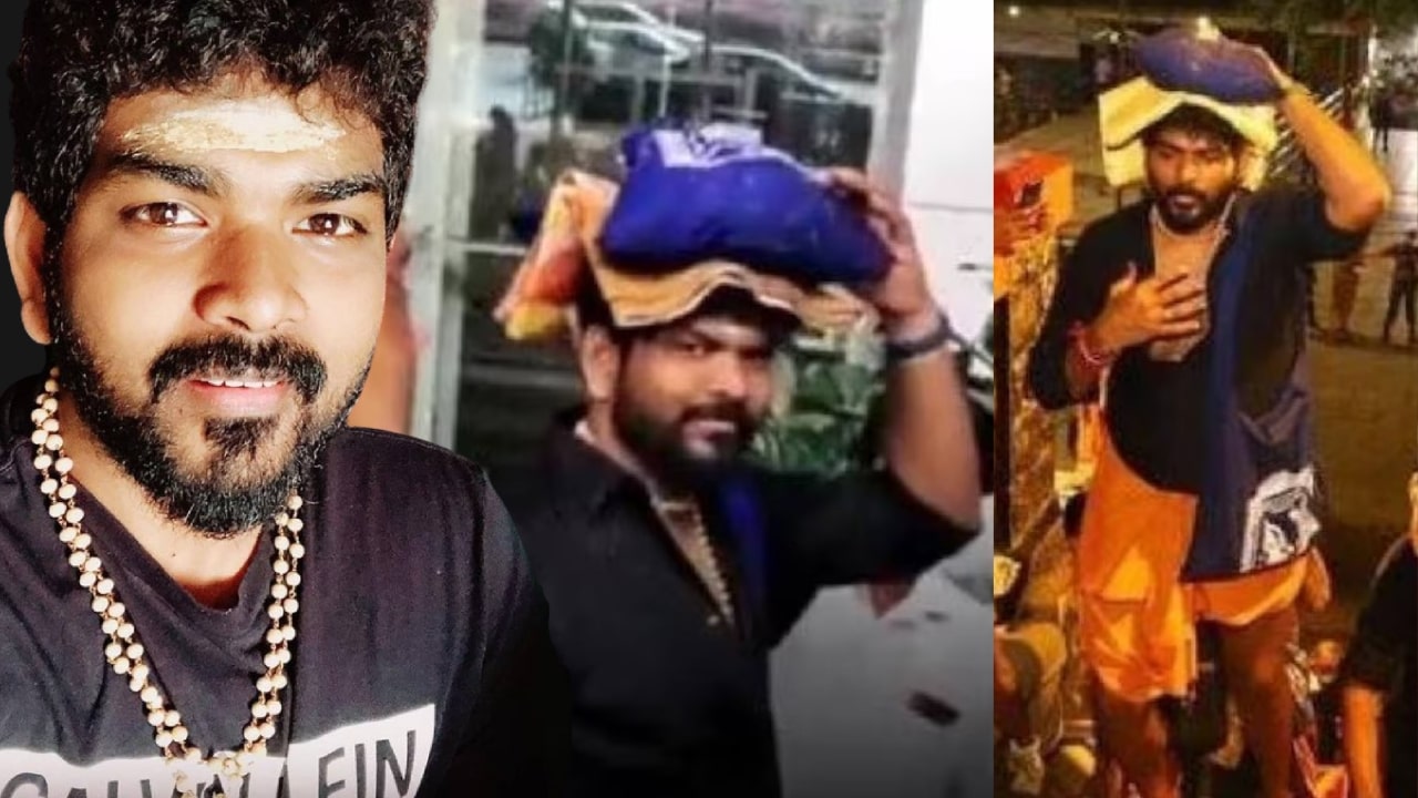 Vignesh Shivan At Sabarimala Temple
