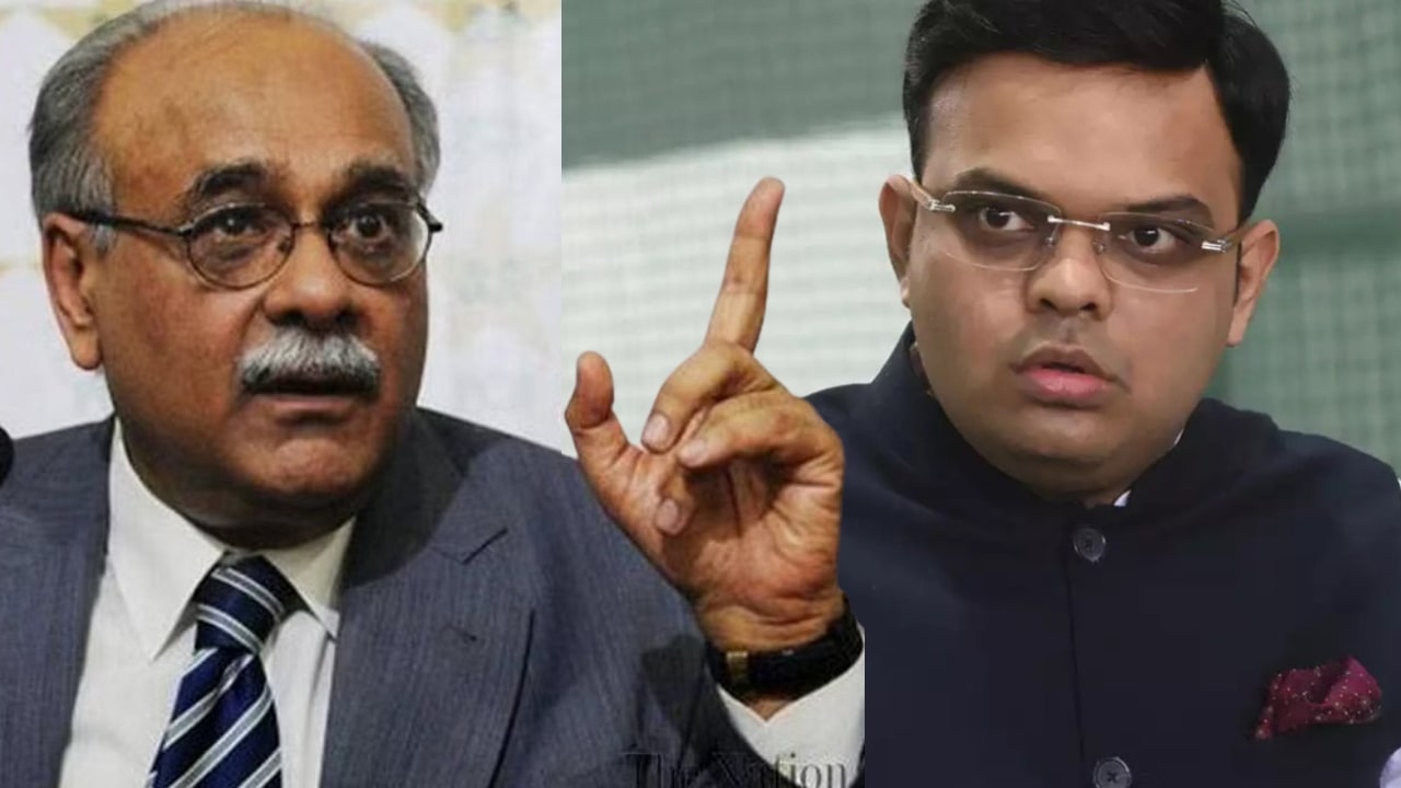 Najam Sethi and Jay Shah