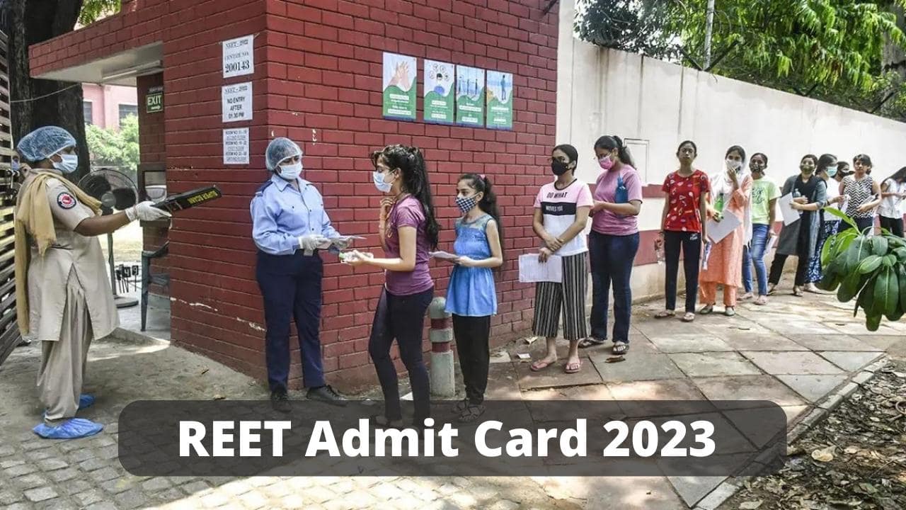 REET Admit Card 2023 Download