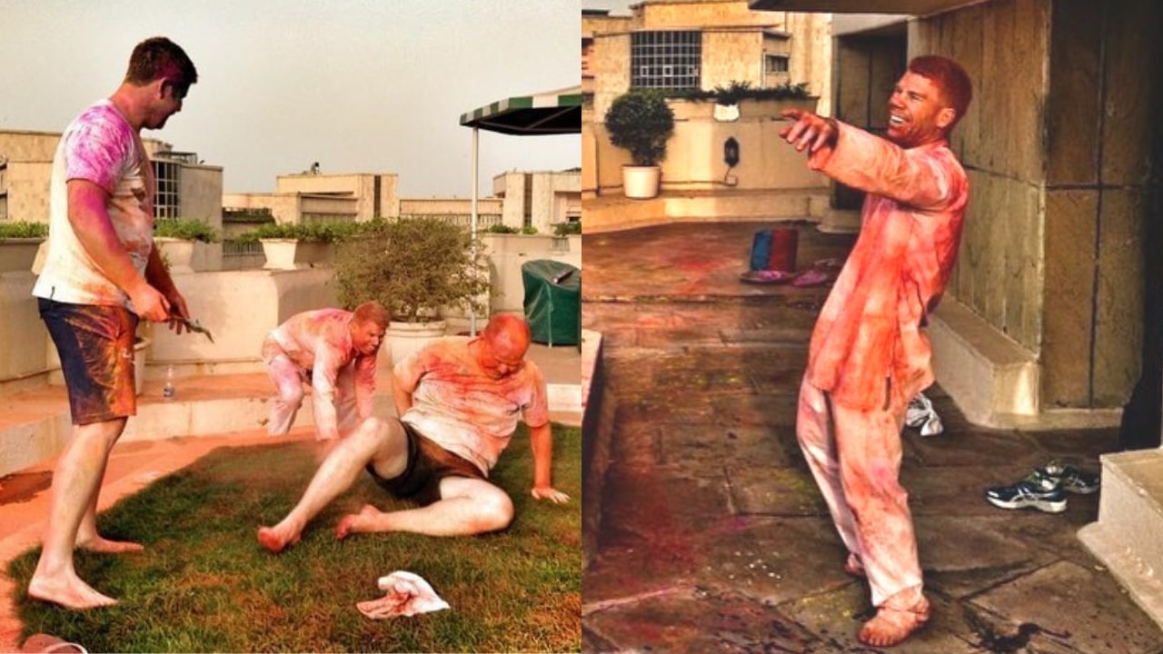 David Warner Holi 2023