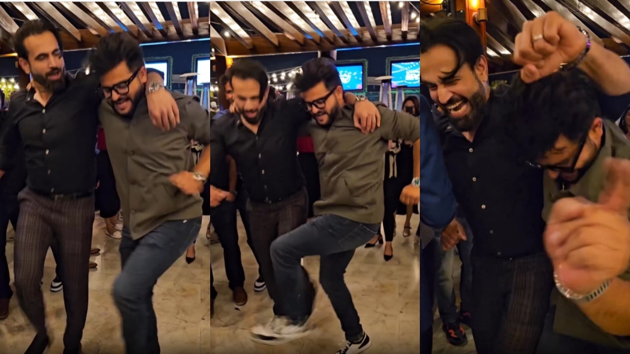 Irfan Pathan And Suresh Raina Dance