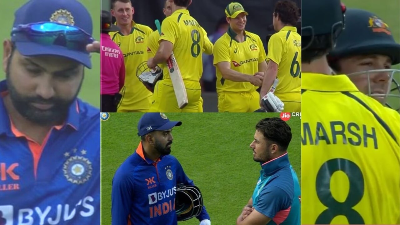 KL Rahul Celebrating With Australia