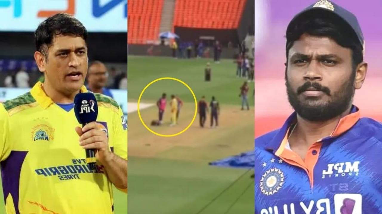 MS Dhoni and Sanju Samson