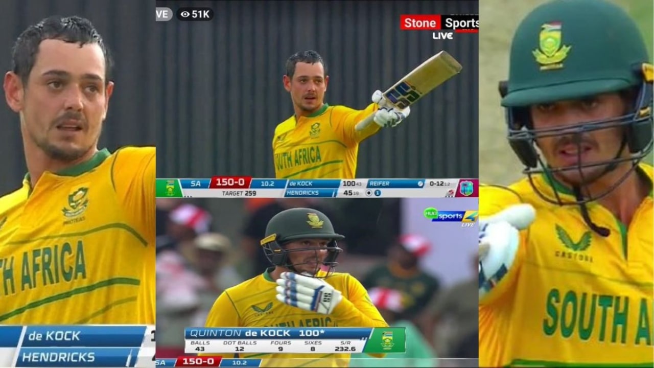 Quinton De Kock Fastest Century