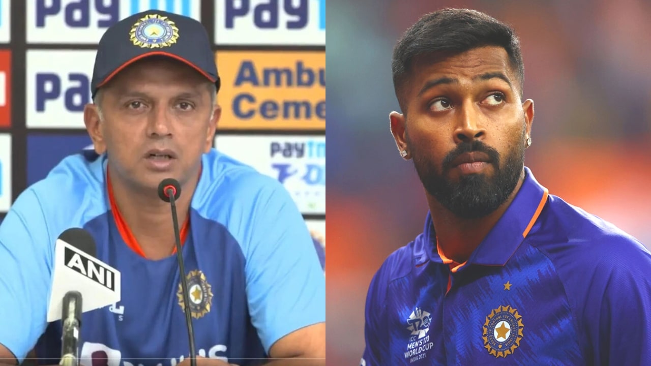 Rahul Dravid and Hardik Pandya