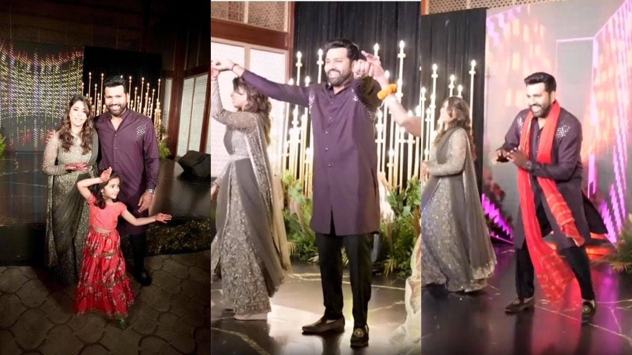 Rohit Sharma Dance With Family