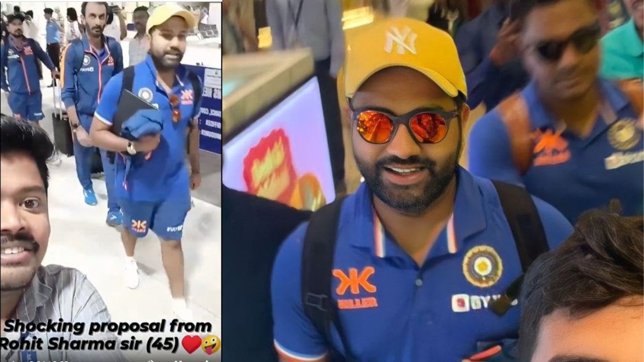 Rohit Sharma Proposed A Fan