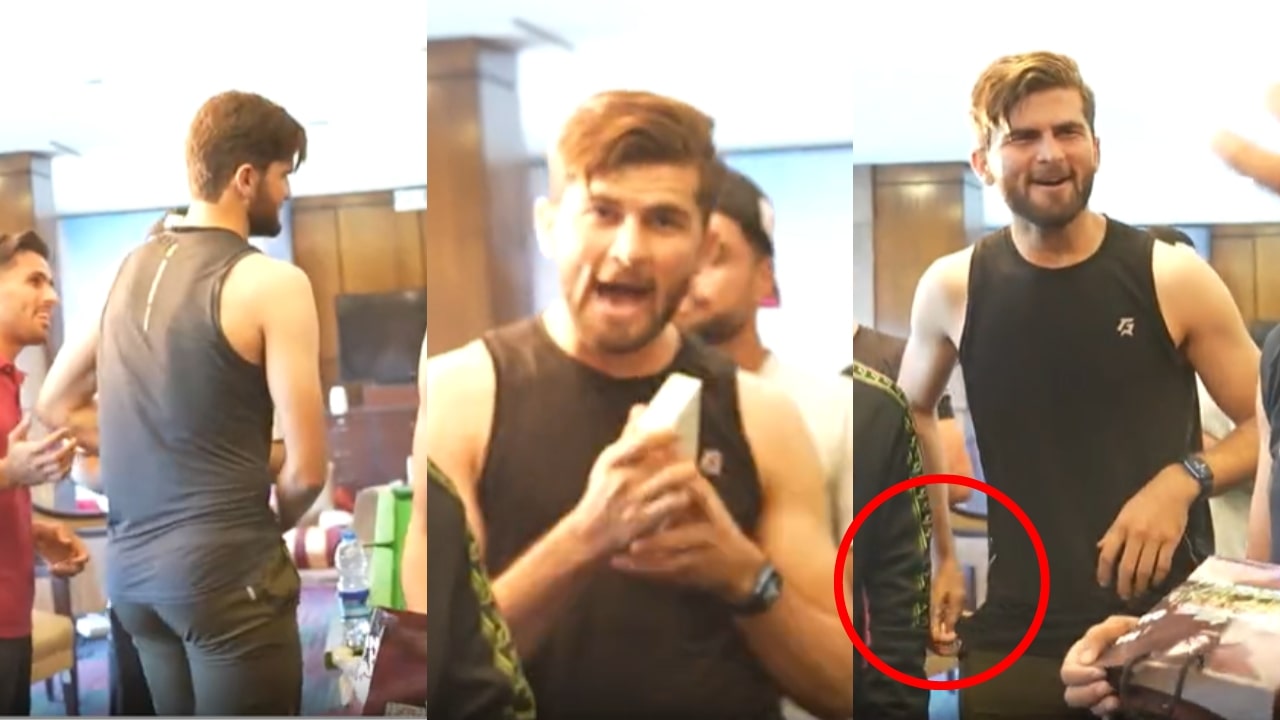 Shaheen Shah Afridi Stealing iPhone 14