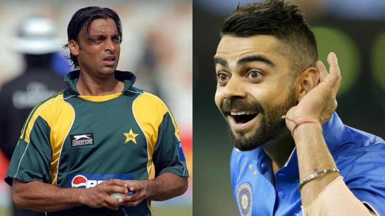 Virat Kohli and Shoaib Akhtar