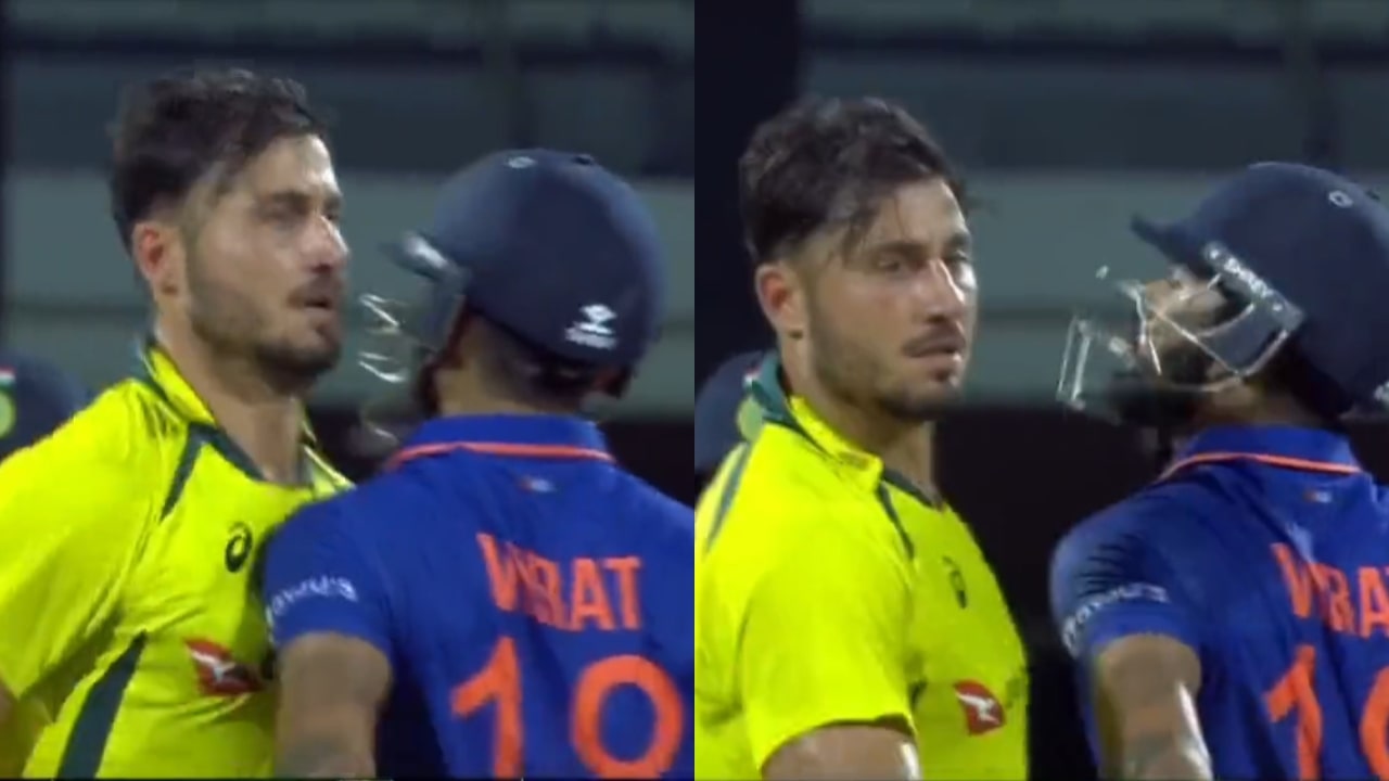 Virat Kohli Fight With Marcus Stoinis Video
