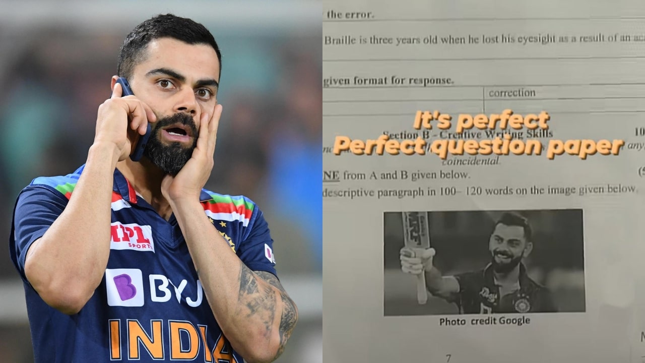 Virat Kohli In English Question Paper