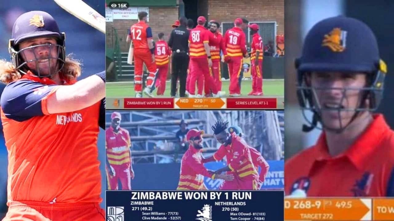 ZIM Vs NED 2nd ODI Match