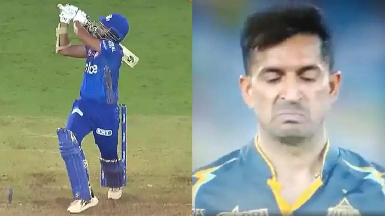 Arjun Tendulkar Hit His First Six