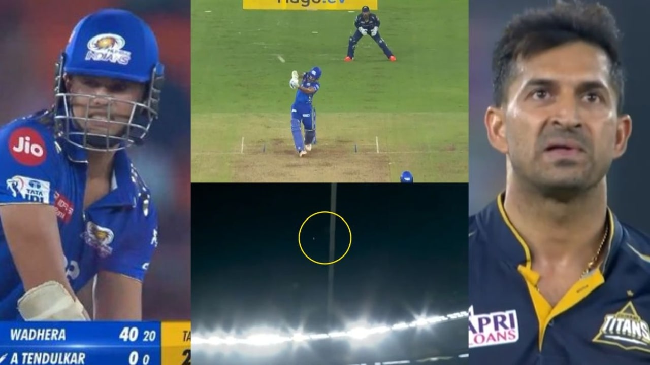 Arjun Tendulkar Six In IPL 2023