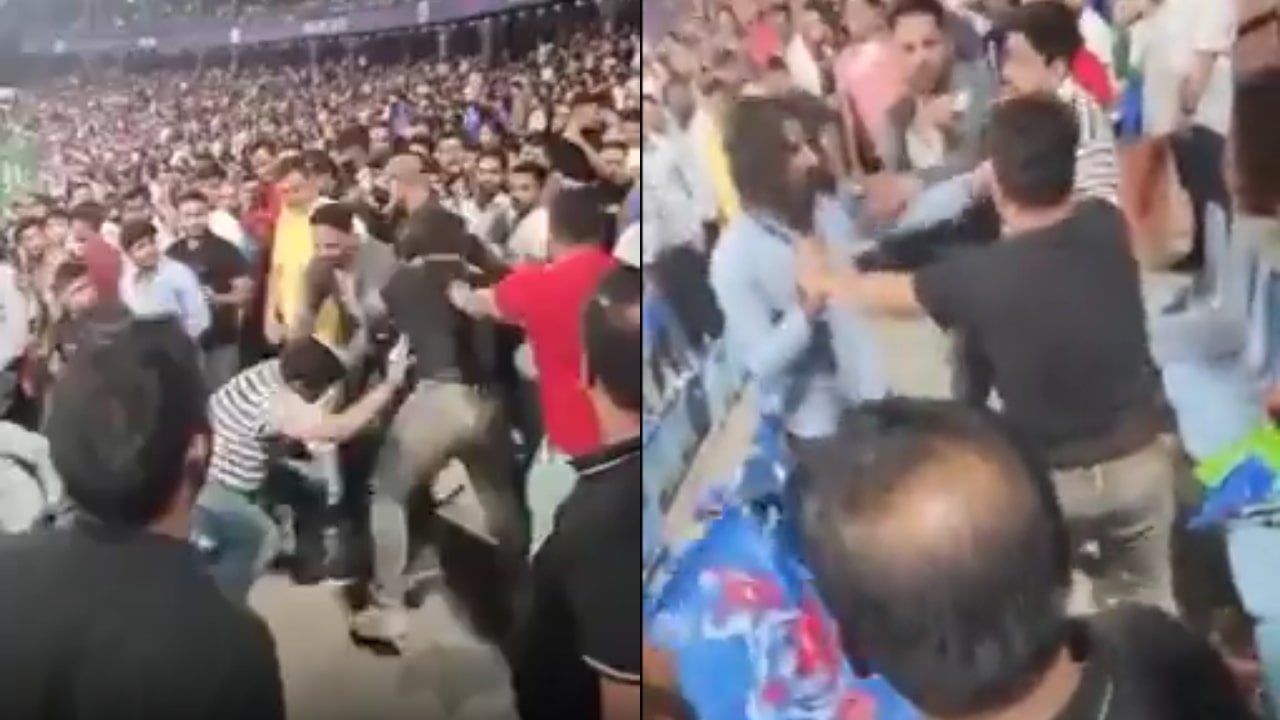 DC vs SRH Fans Fight