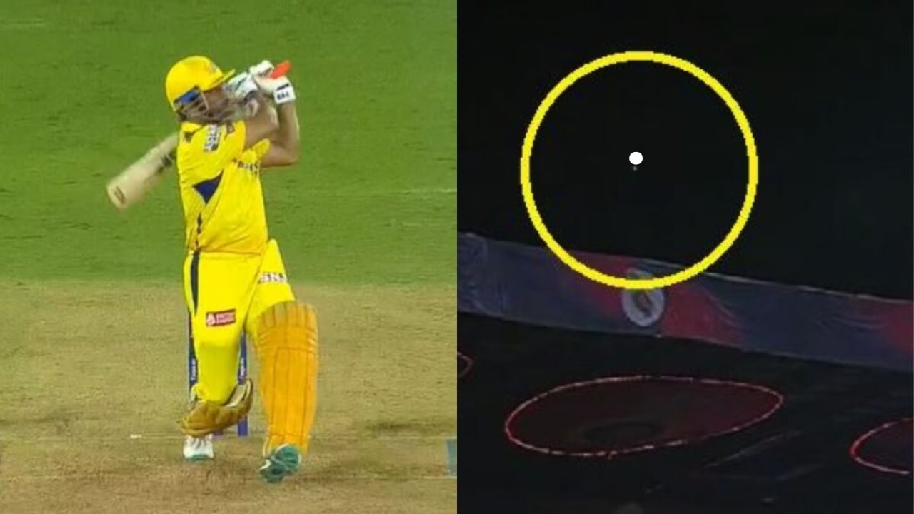 MS Dhoni Skyscraper Six IPL 2023