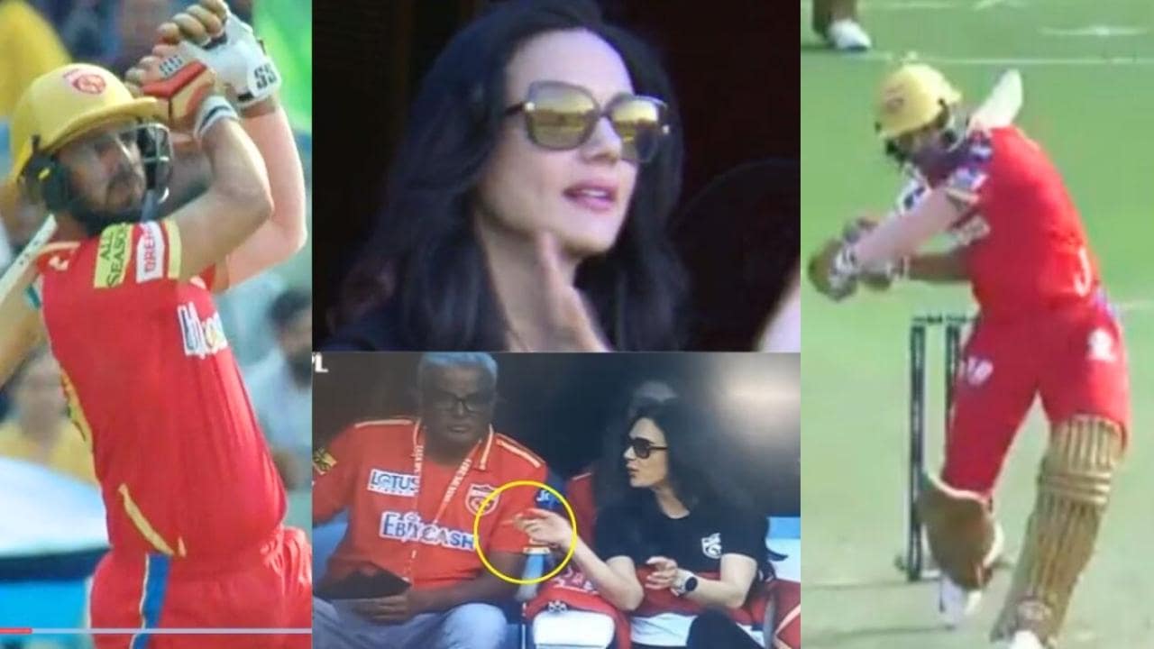 Preity Zinta In KKR vs PBKS Match