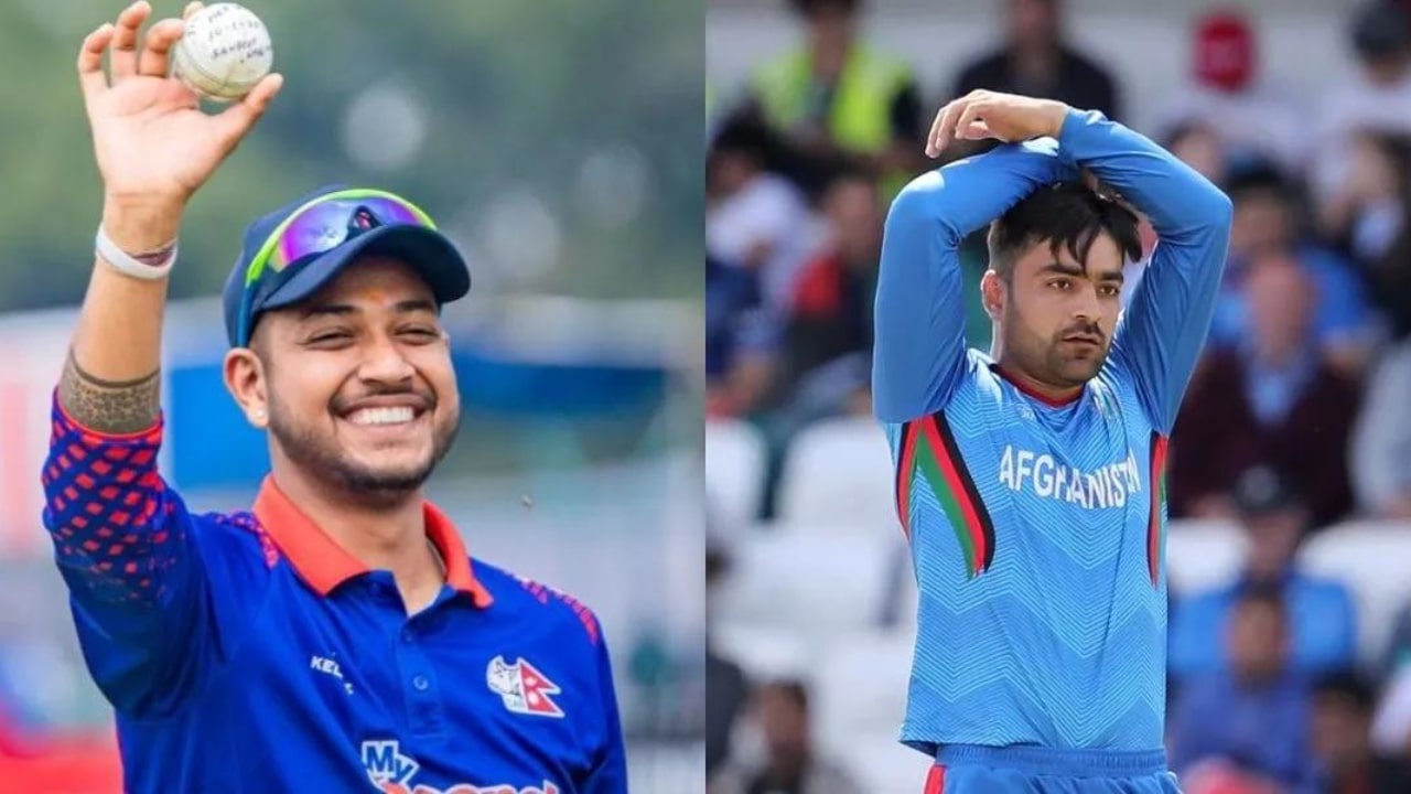 Sandeep Lamichhane and Rashid Khan