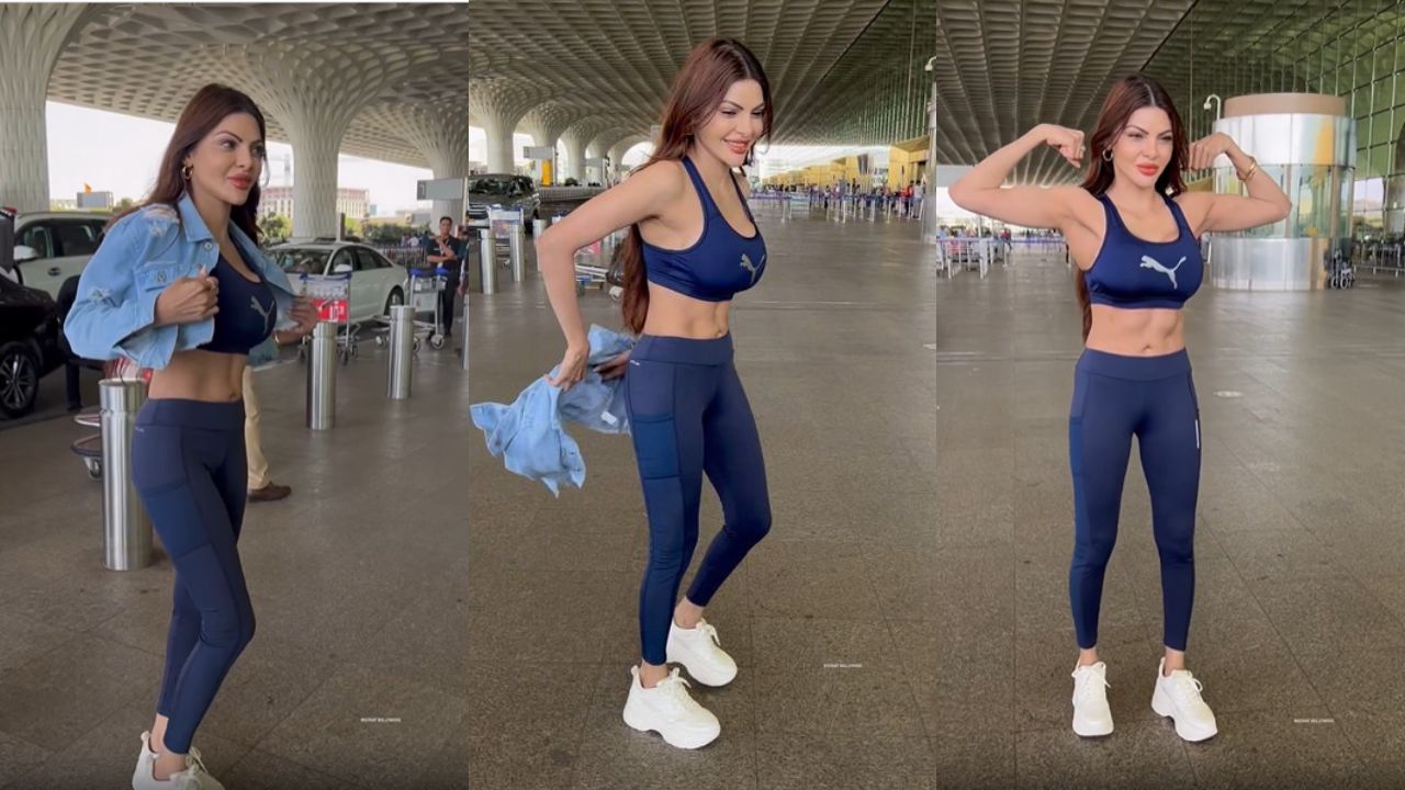 Sherlyn Chopra Flaunts Her Abs