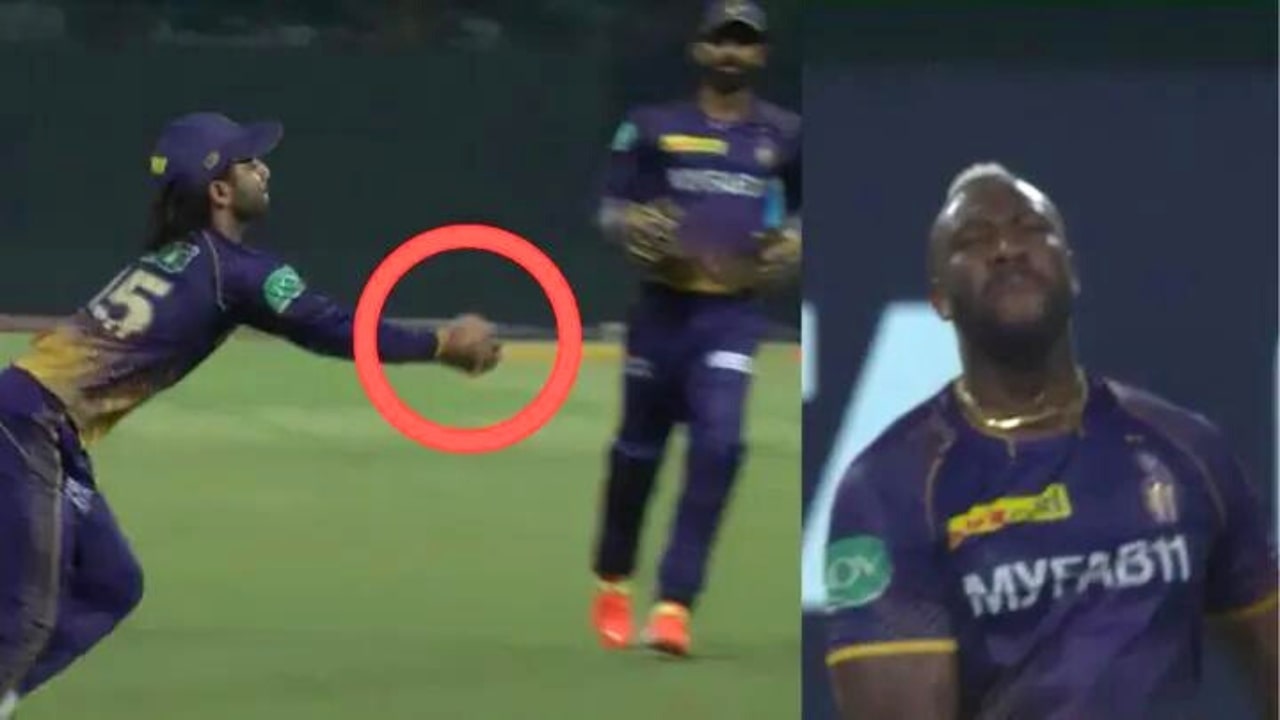 Suyash Sharma and Andre Russell
