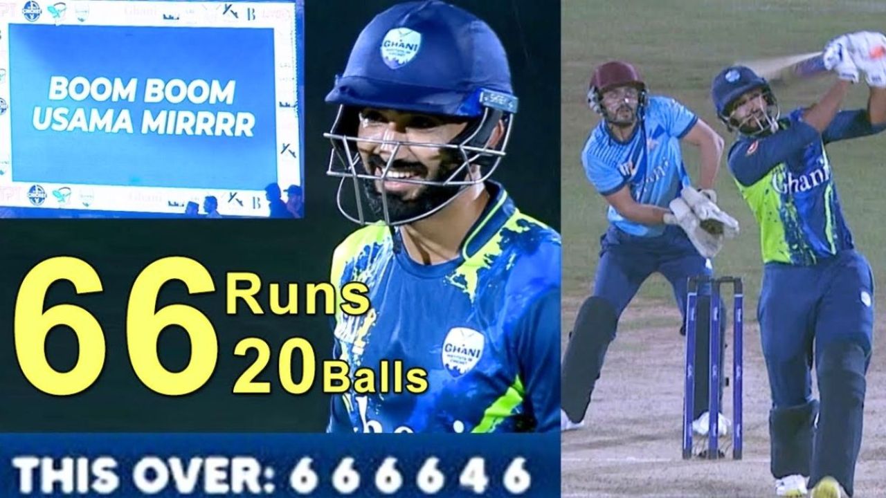 Usama Mir 6 Sixes