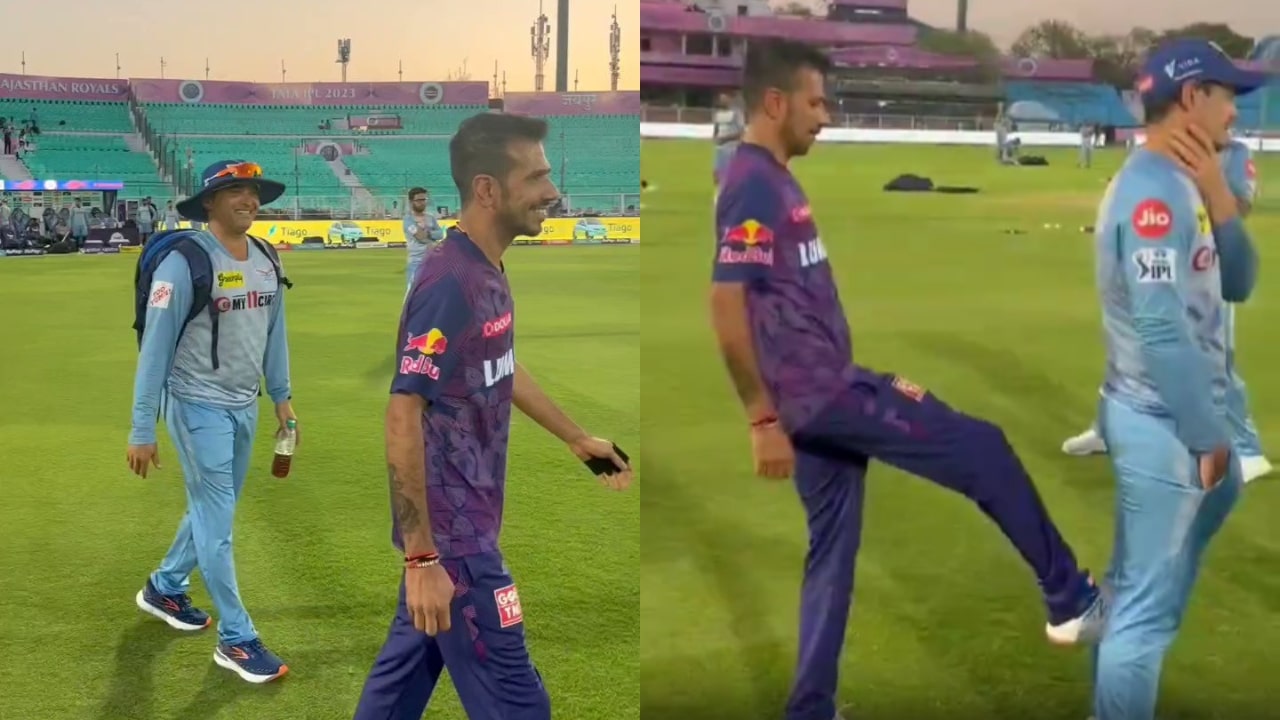 Yuzvendra Chahal Kicked De Kock