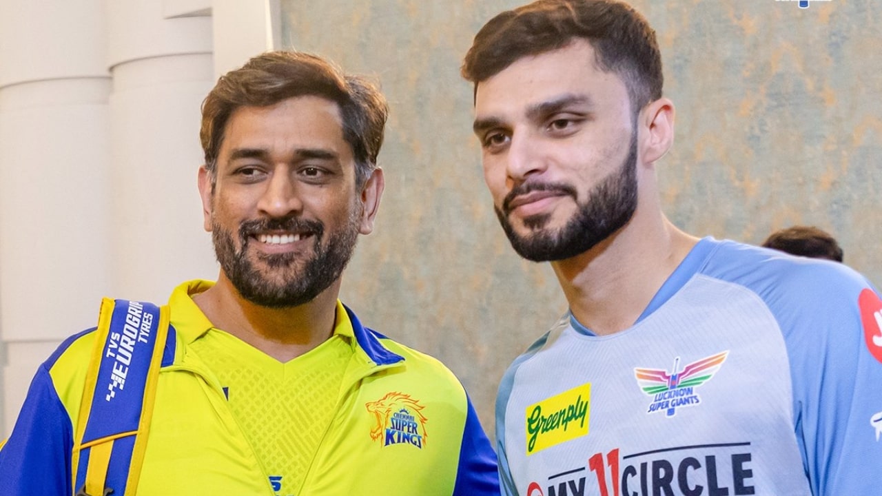 IPL 2023 MS Dhoni and Naveen Ul Haq