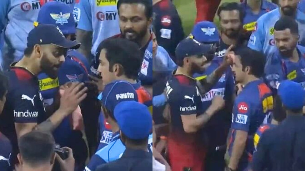 Virat Kohli and Gautam Gambhir Fight