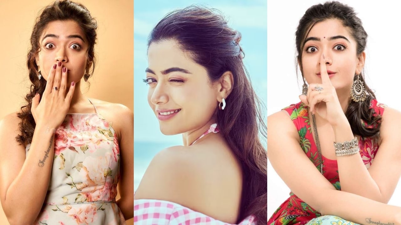 Rashmika Mandanna Eye Wink