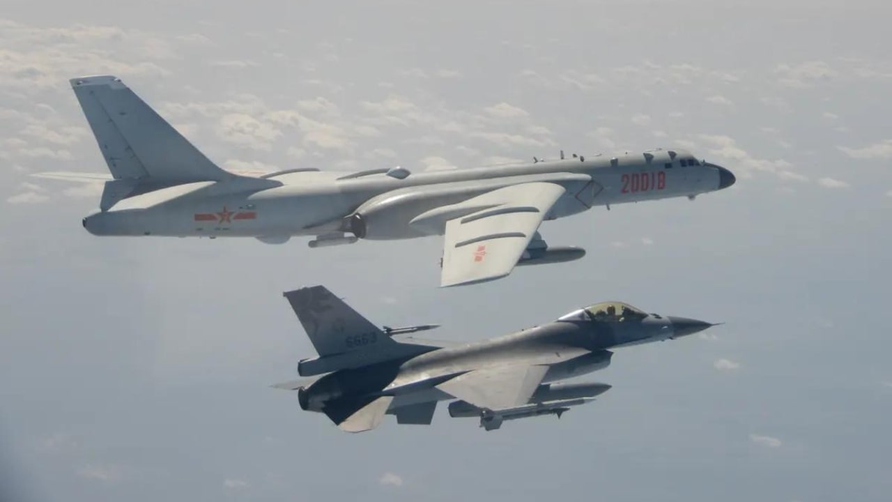 China Flies Bombers Over Taiwan
