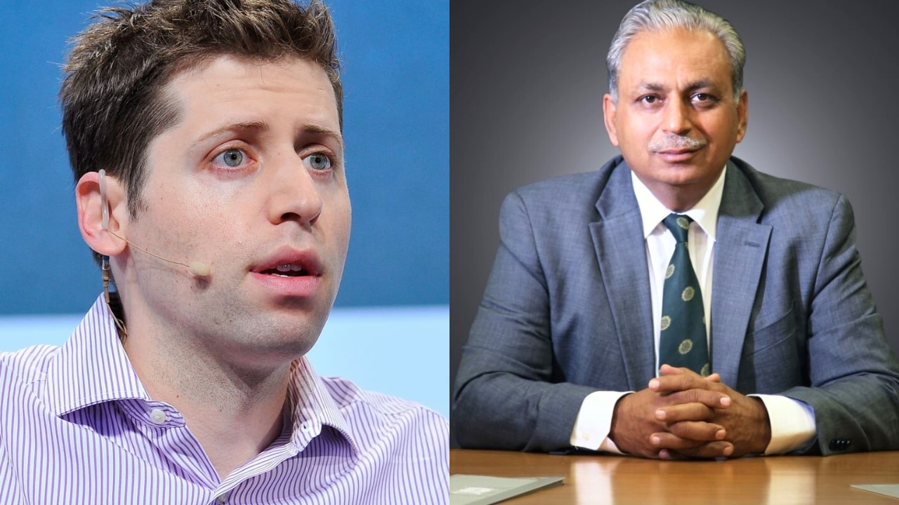 CP Gurnani and Sam Altman