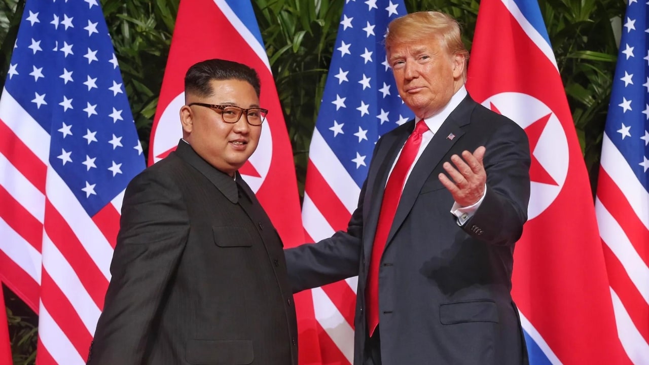 Donald Trump and Kim Jong Un