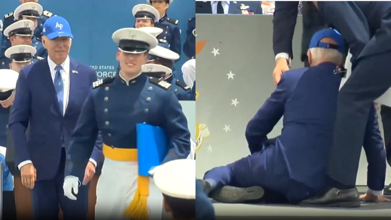 Joe Biden Fell After Shaking Hands