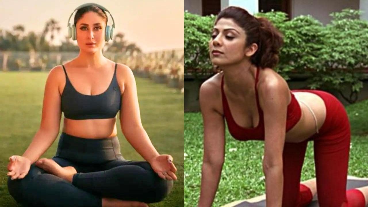 Kareena Kapoor and Shilpa Shetty Yoga Video