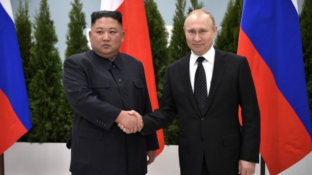 Kim Jong Un and Vladimir Putin