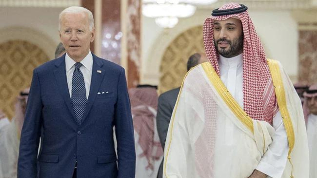 Mohammed bin Salman and Joe Biden